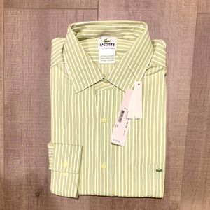LACOSTE Men’s Dress Shirt (Size Regular Medium)